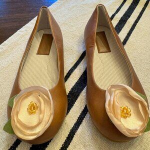 Joyfolie Size 1Y Charlotte Flat in Fawn